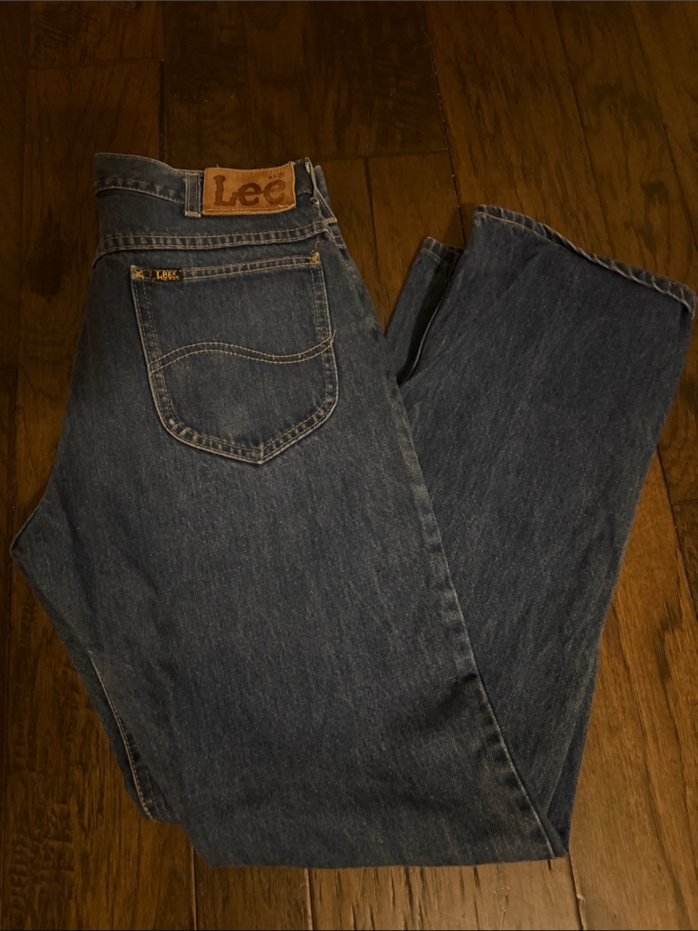 Lee Men's Relaxed Fit Jeans - Indigo Blue, vintage , 32x32